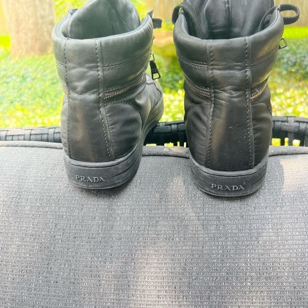 ▶️ Prada ◀️ Women’s High Trainer Sneakers. Size 38 - Picture 12 of 14